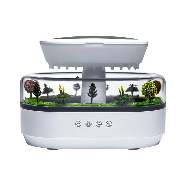 Smart indoor garden with LED light and miniature plants by oojiooju, founded by Ojizo.