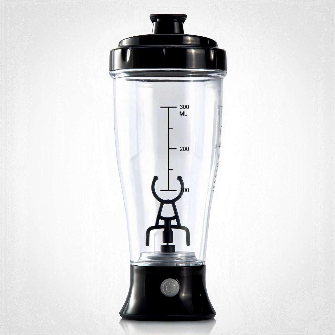 Gym electric black shaker bottle