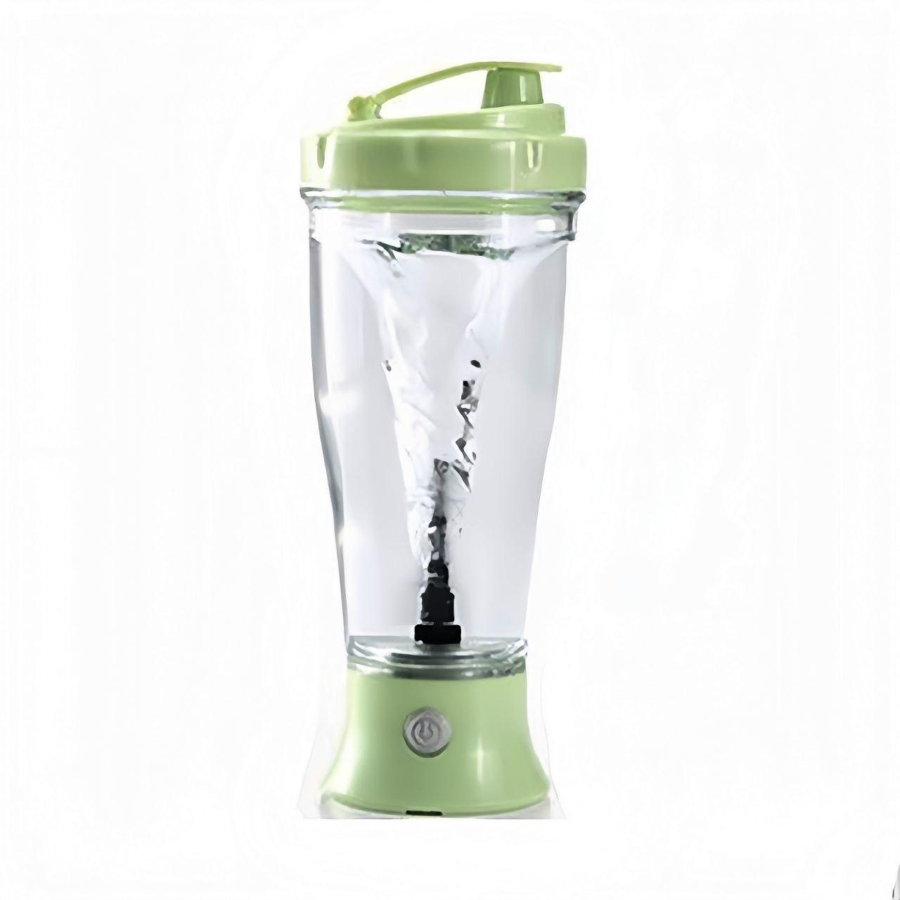 Gym electric green shaker bottle
