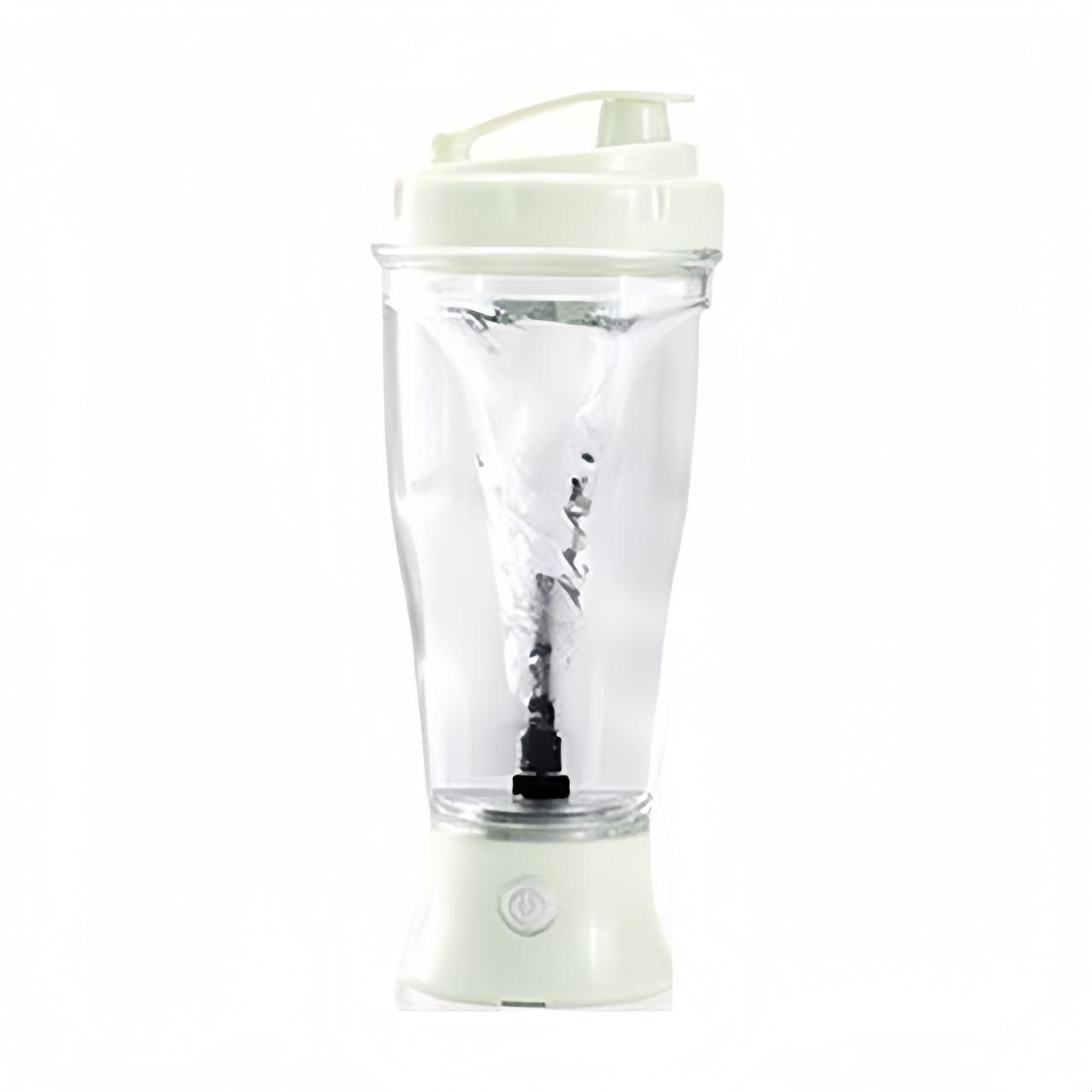 Gym electric white shaker bottle